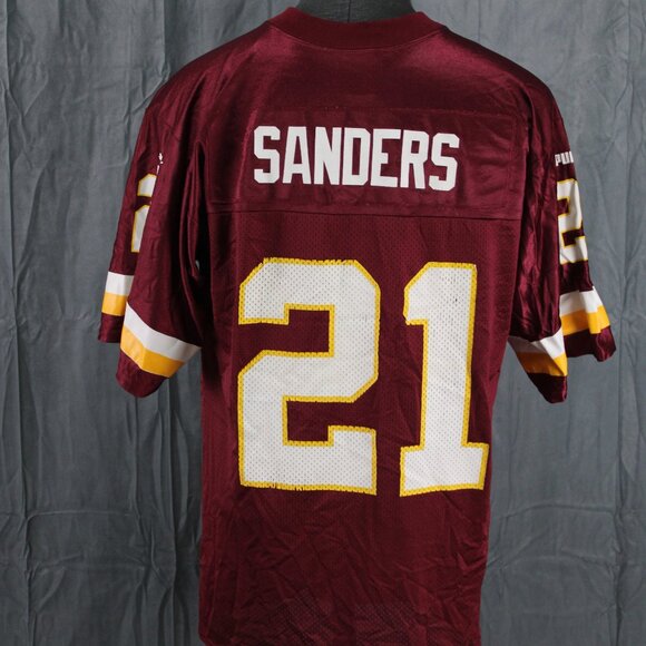 Washington Redskins Jersey (VTG) - Deion Sanders 21 by Puma - Men's Medium - Picture 11 of 14
